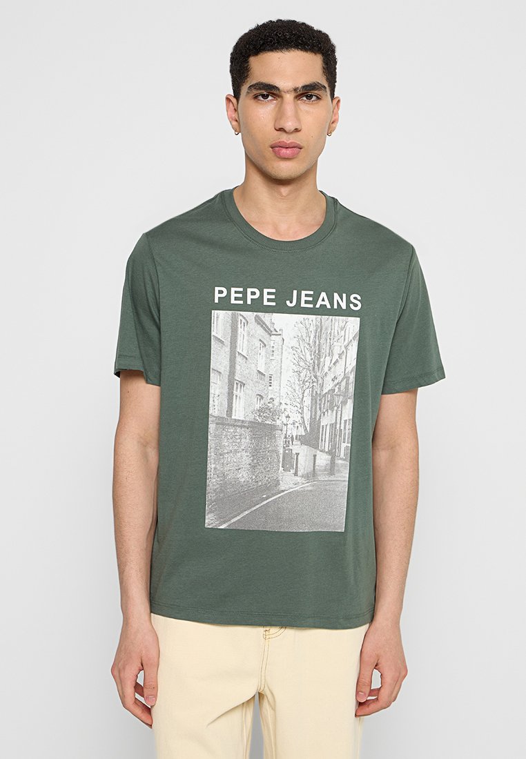 Pepe Jeans T-shirt print groen