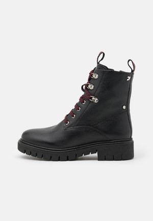 Bottines à lacets - black