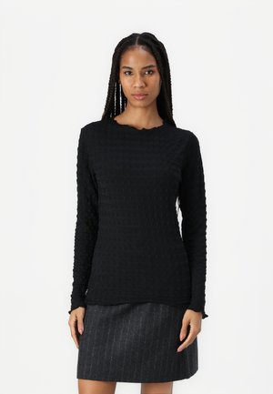 KIMORAMD - Long sleeved top - black