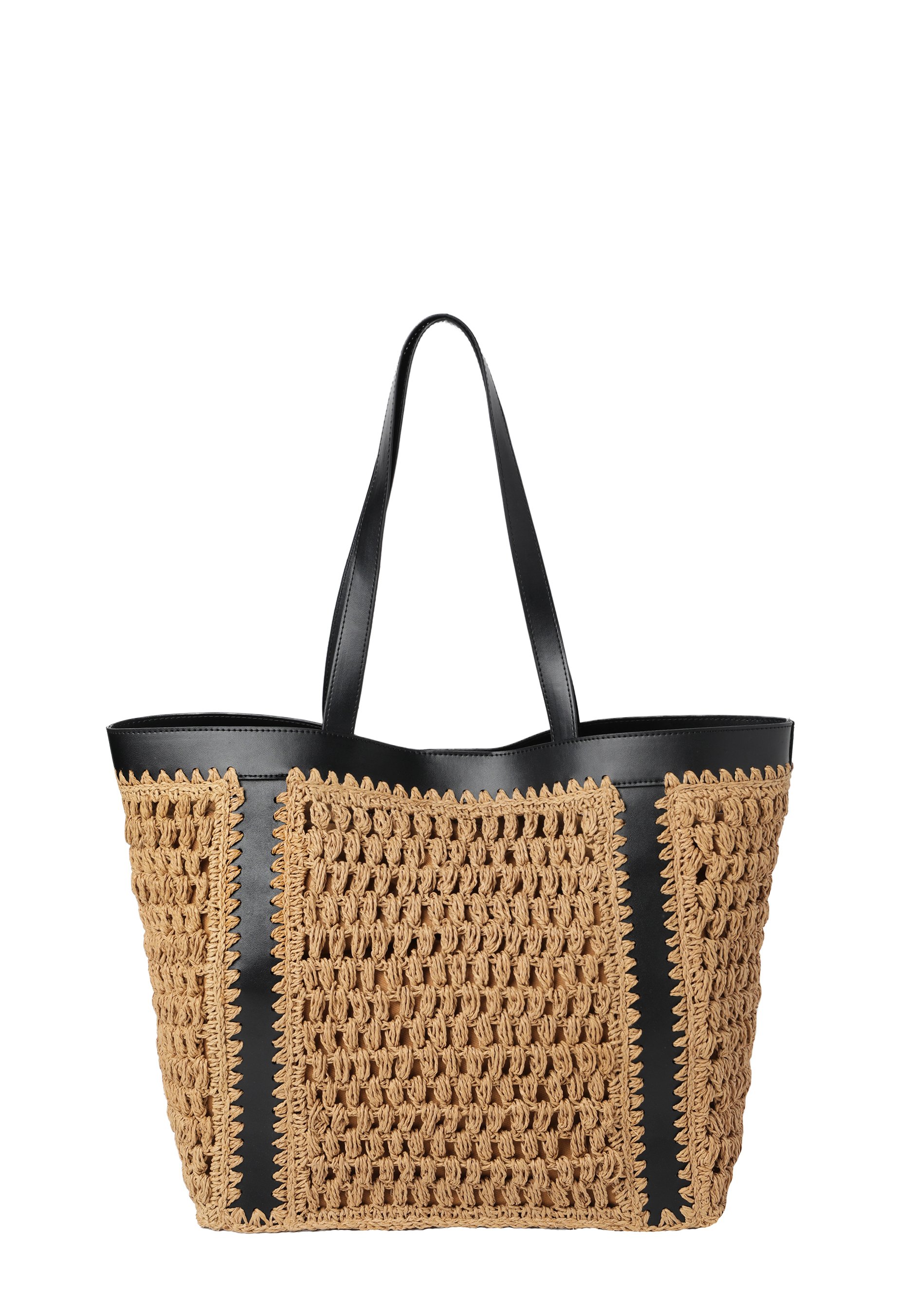Basket Rattan Tasche Zalando TATUUM LETAI Handbag Black