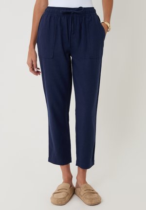 Threadbare Stoffhose - navy