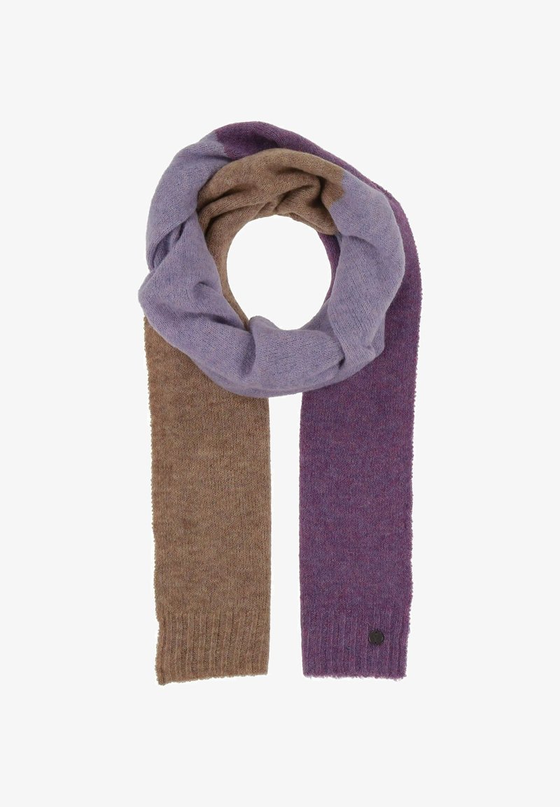 FRAAS BLOCK STRIPES - Schal - berry