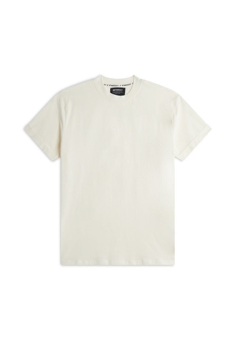 Freddy CON RISVOLTO SULLE MANICHE - Camiseta básica - panna