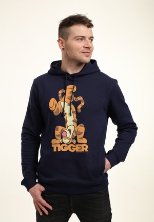 DISNEY WINNIE THE POOH TIGGER BOUNCE - Jersey con capucha - navy blue