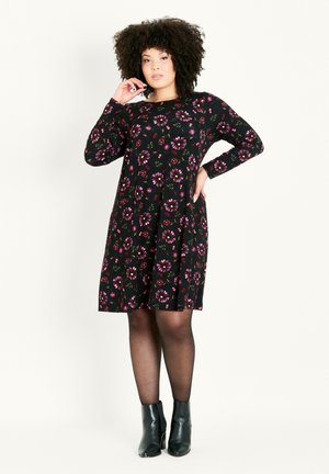 Jersey dress - pink floral