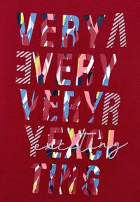 Street One T-shirts print - dark red
