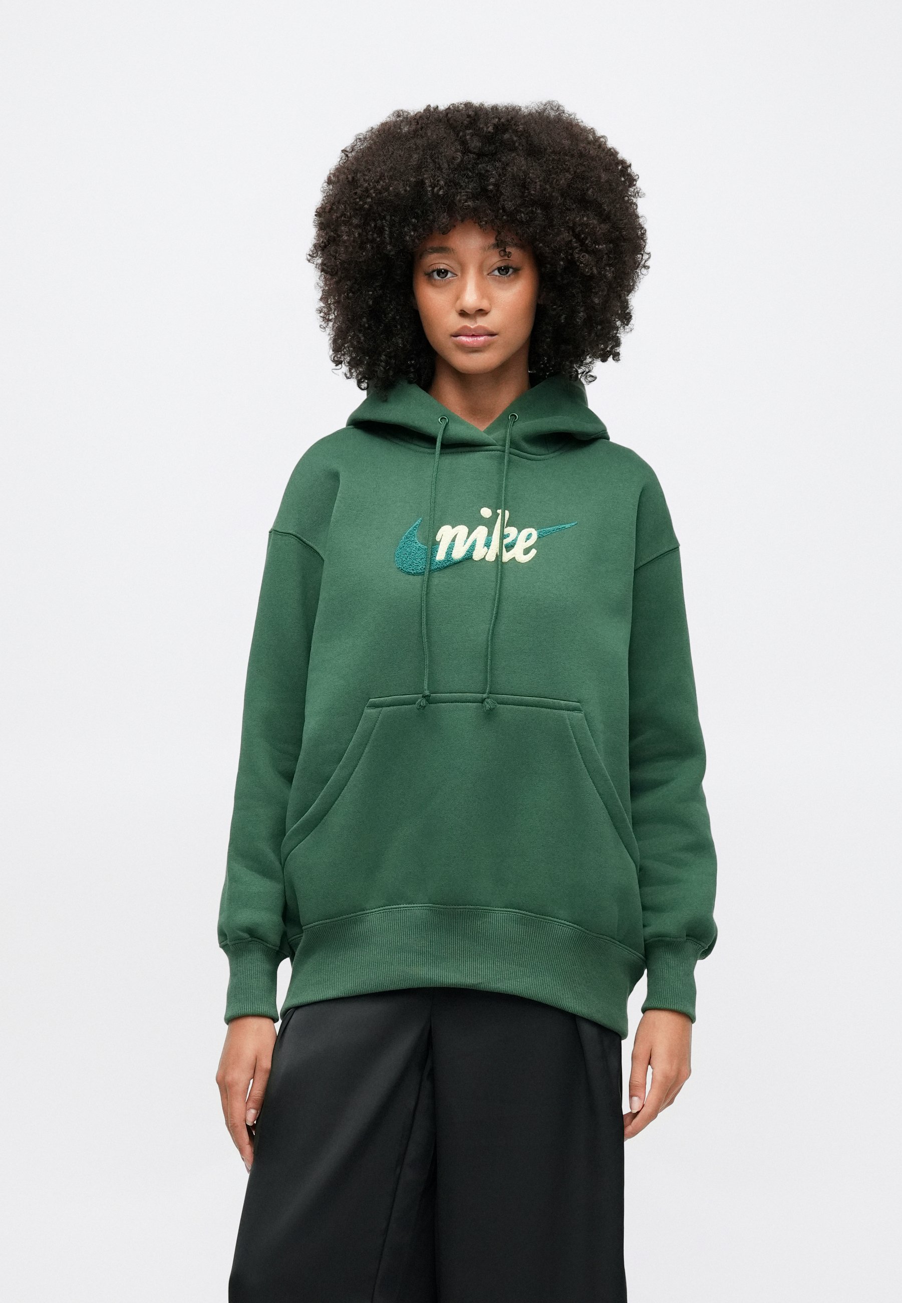 nike embroidered logo hoodie