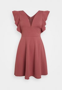 Não selecionado, dark mauve pink