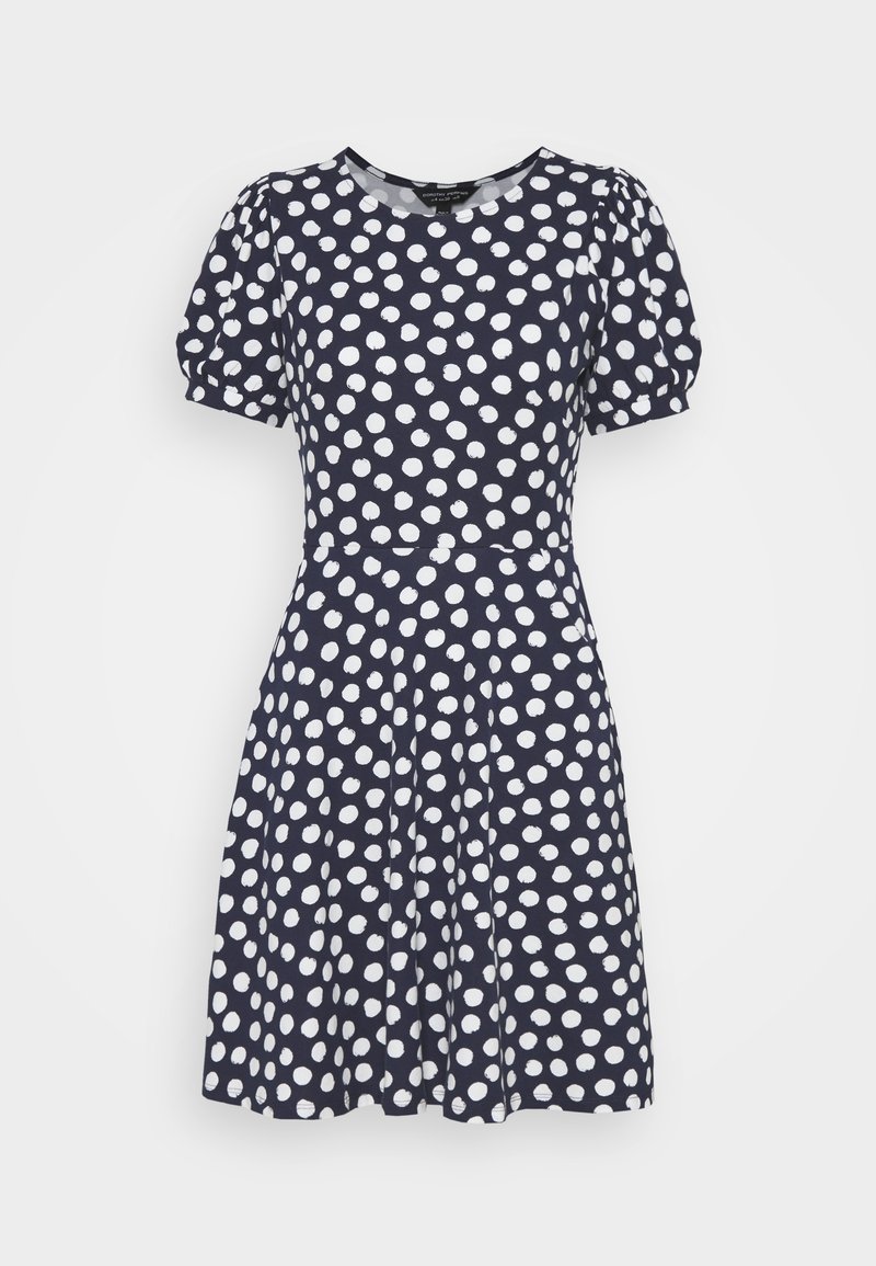 Robe Patineuse Dorothy Perkins - Bleu Marine - Taille 14 - Manches Demi-longues - Neuf Avec étiquettes