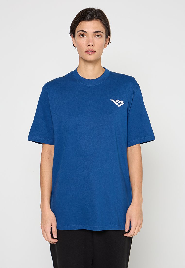 Pony T-shirt basic donkerblauw