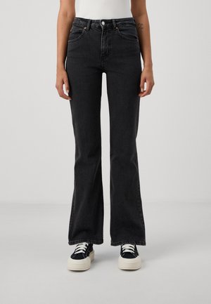 CLASSIC - Bootcut jeans - off black