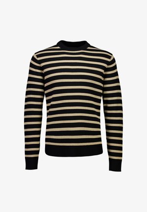 Lindbergh, CREW NECK - Striktrøje - black