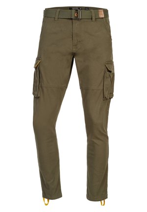 INDICODE JEANS MATHEN - Cargo hlače - army