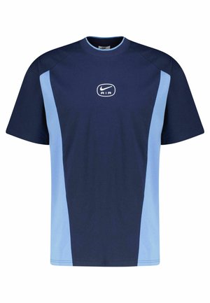 Nike Sportswear AIR - T-shirt print - marine