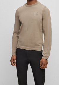 BOSS Strickpullover - light green