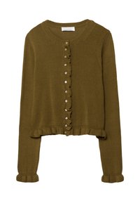 WITH BUTTONS AND RUFFLES - Kofta - khaki