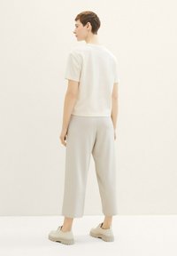 TOM TAILOR DENIM EASY CULOTTE - Pantaloni - beige grey