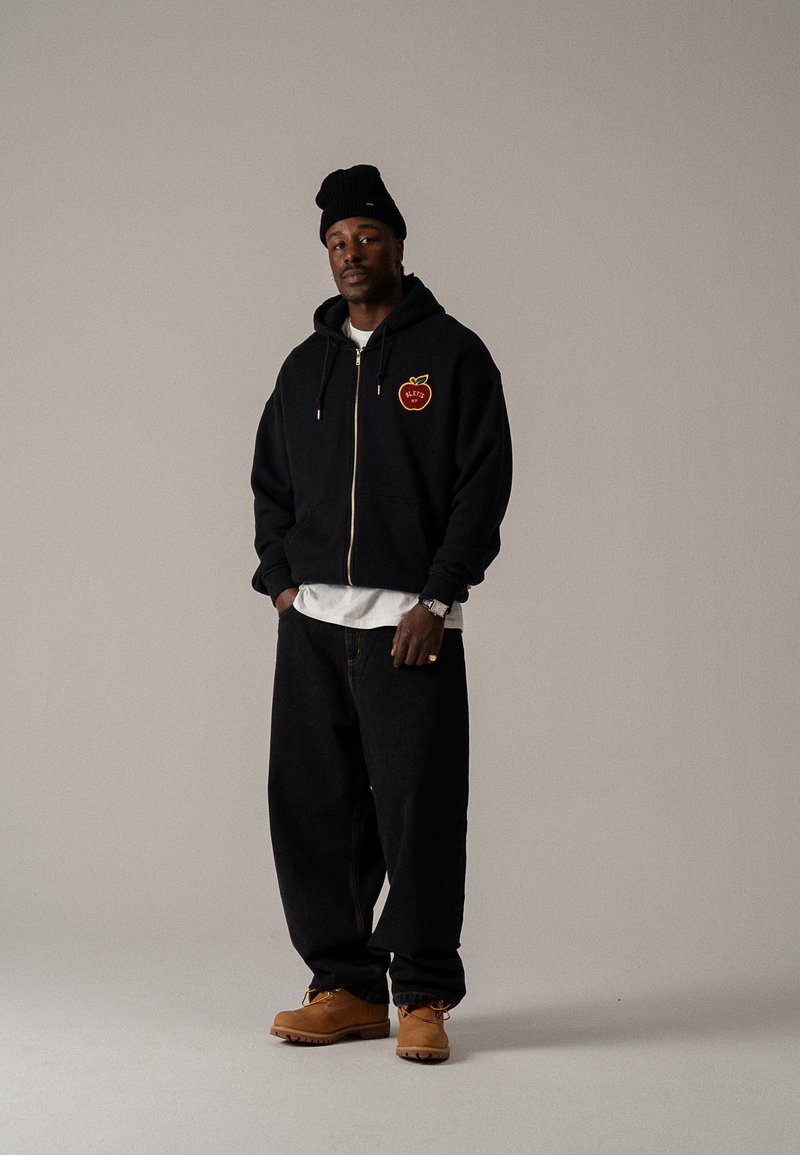 BLKVIS BIG APPLE ZIP HOODY UNISEX - Φούτερ με φερμουάρ - black