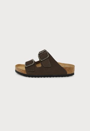 Birkenstock ARIZONA WB LENB UNISEX ciemnobrązowy