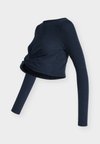LRIGA CROP TOP - Трикотажна рокля - navy blazer
