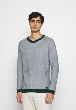 CREWNECK - Svetr - green/white