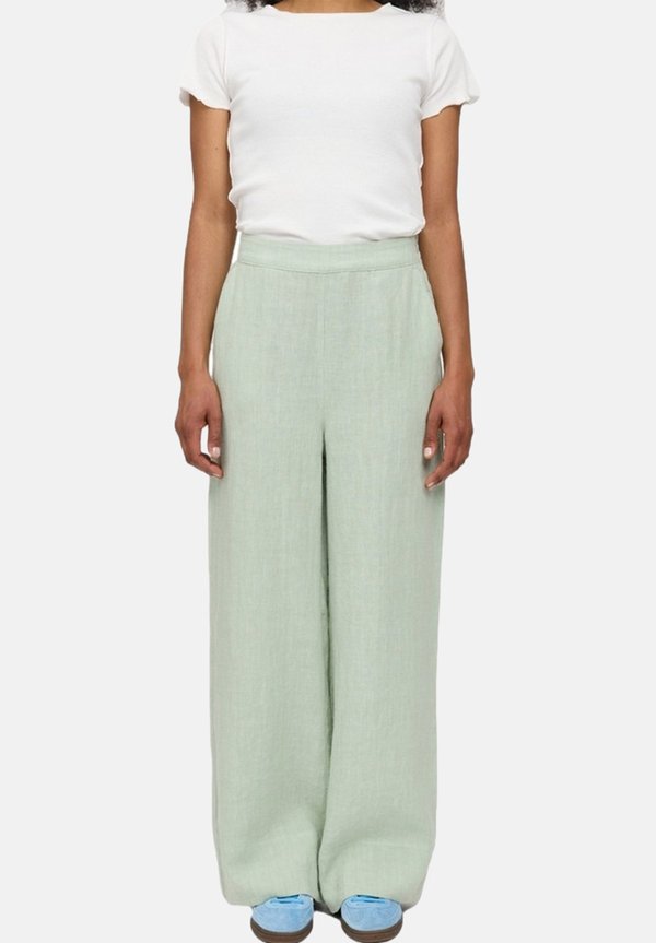 WIDE LEG - Stoffhose - pool