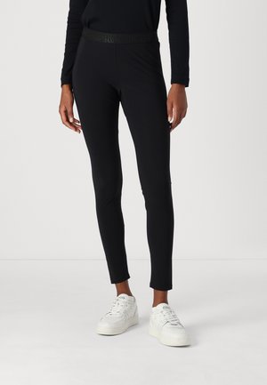 Leggings - Trousers - black