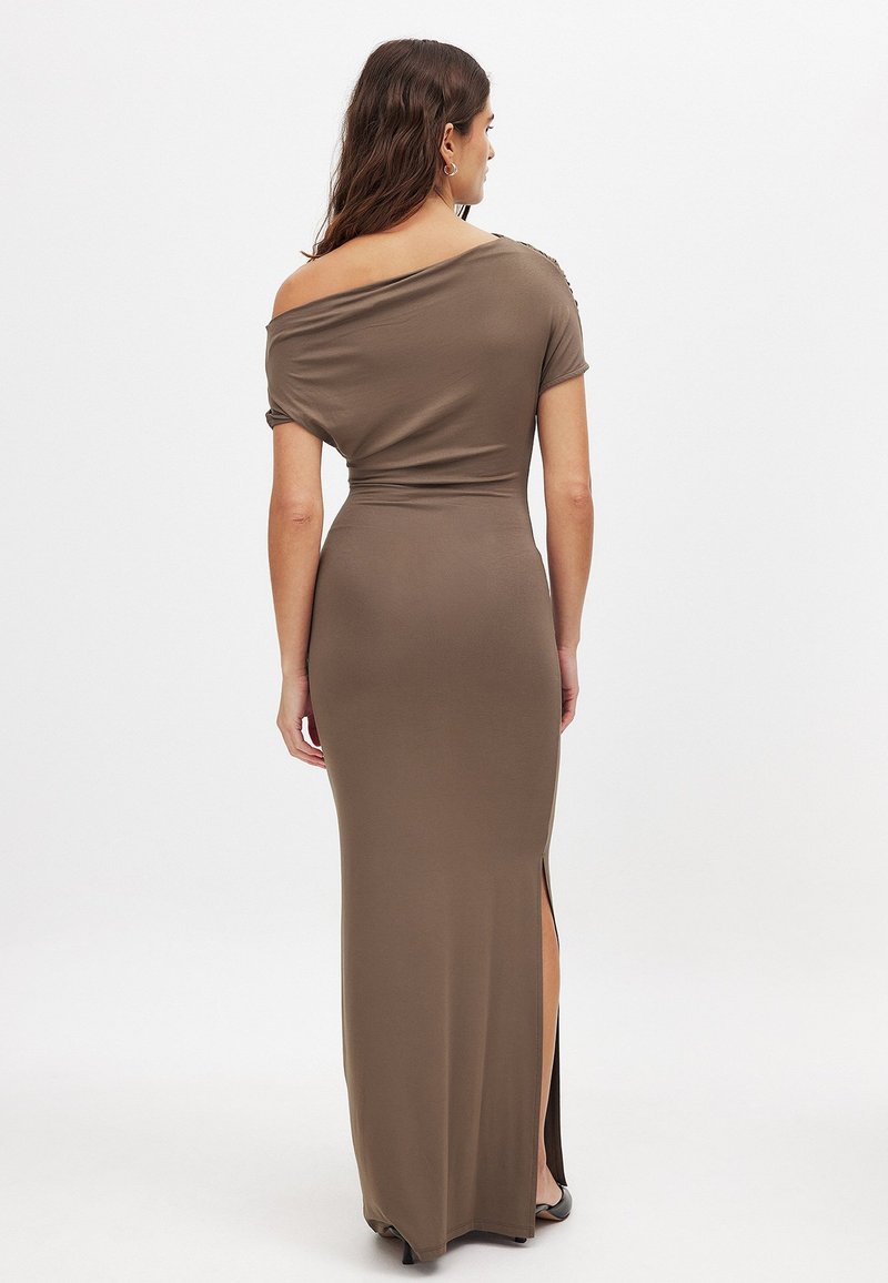 NA-KD Jersey dress brown