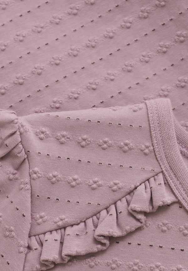 MIT-SHIRT LS JAQUARD - Long sleeved top - orchid haze2