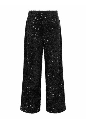 JDY Petite, TROUSERS JDYSARA WIDE LEG FIT TROUSERS - Broek - black