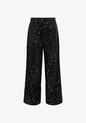 JDY Petite, TROUSERS JDYSARA WIDE LEG FIT TROUSERS - Broek - black