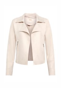 Kunstlederjacke - beige