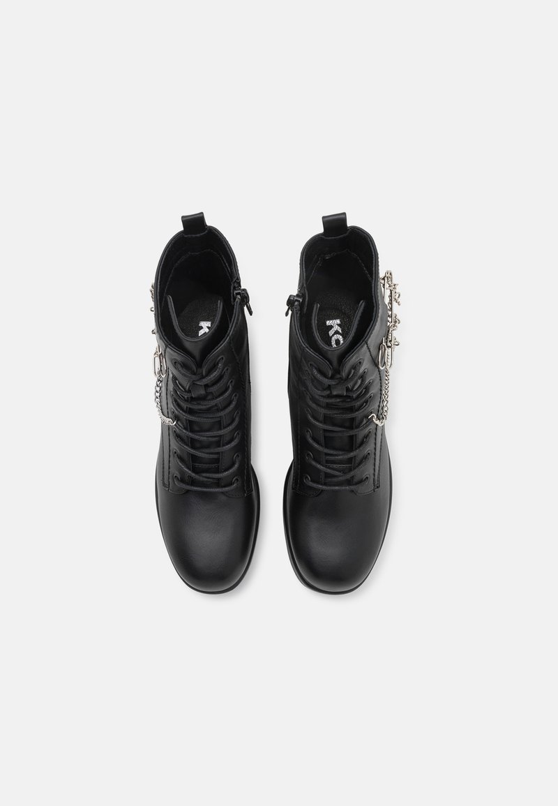 Koi Footwear SALVIUS SAFETY PIN MILITARY LACE UP BOOT Veterboots