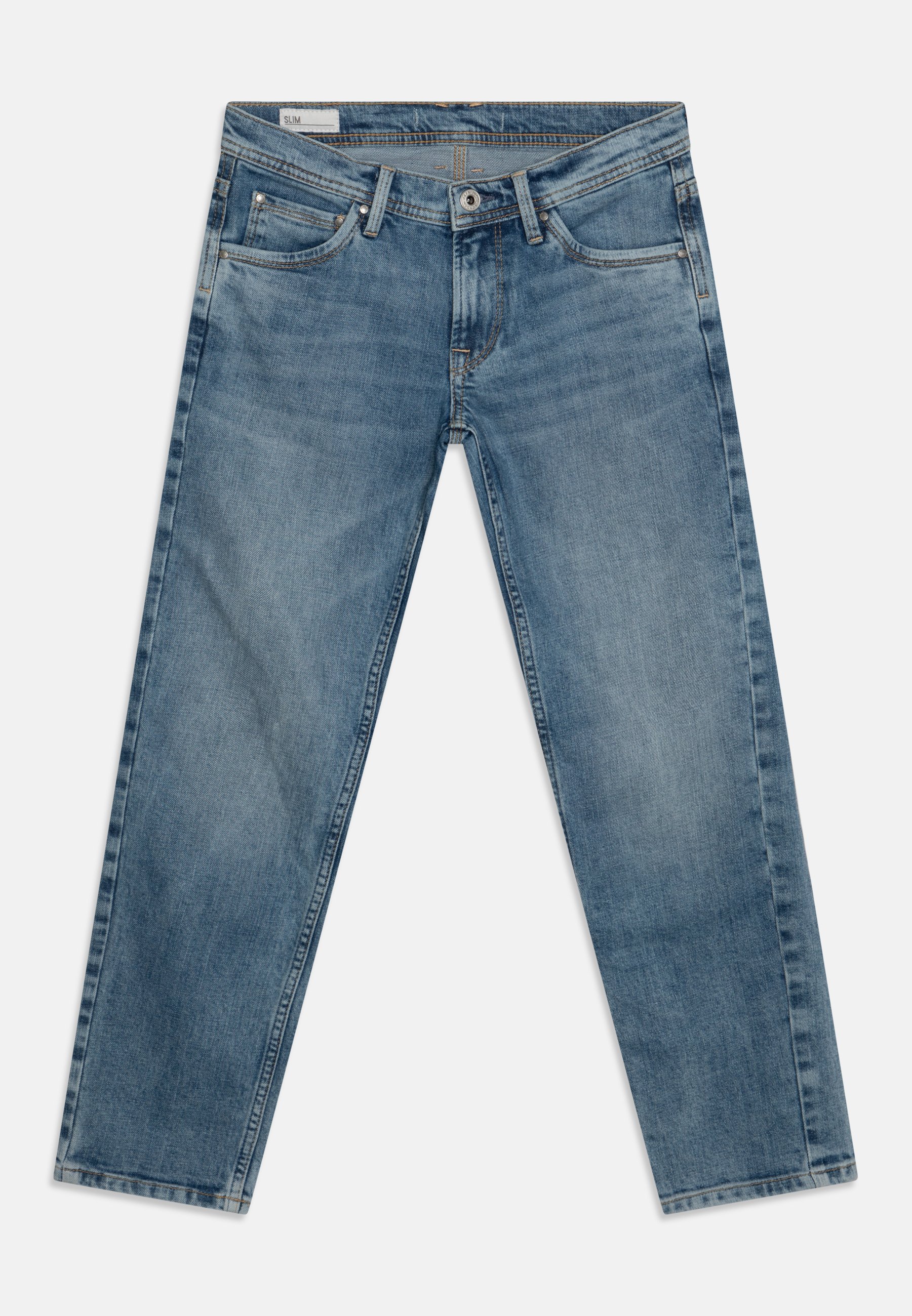 Clothing Pepe Jeans Fille Junior Pepe Jeans JR Jean Slim Blue