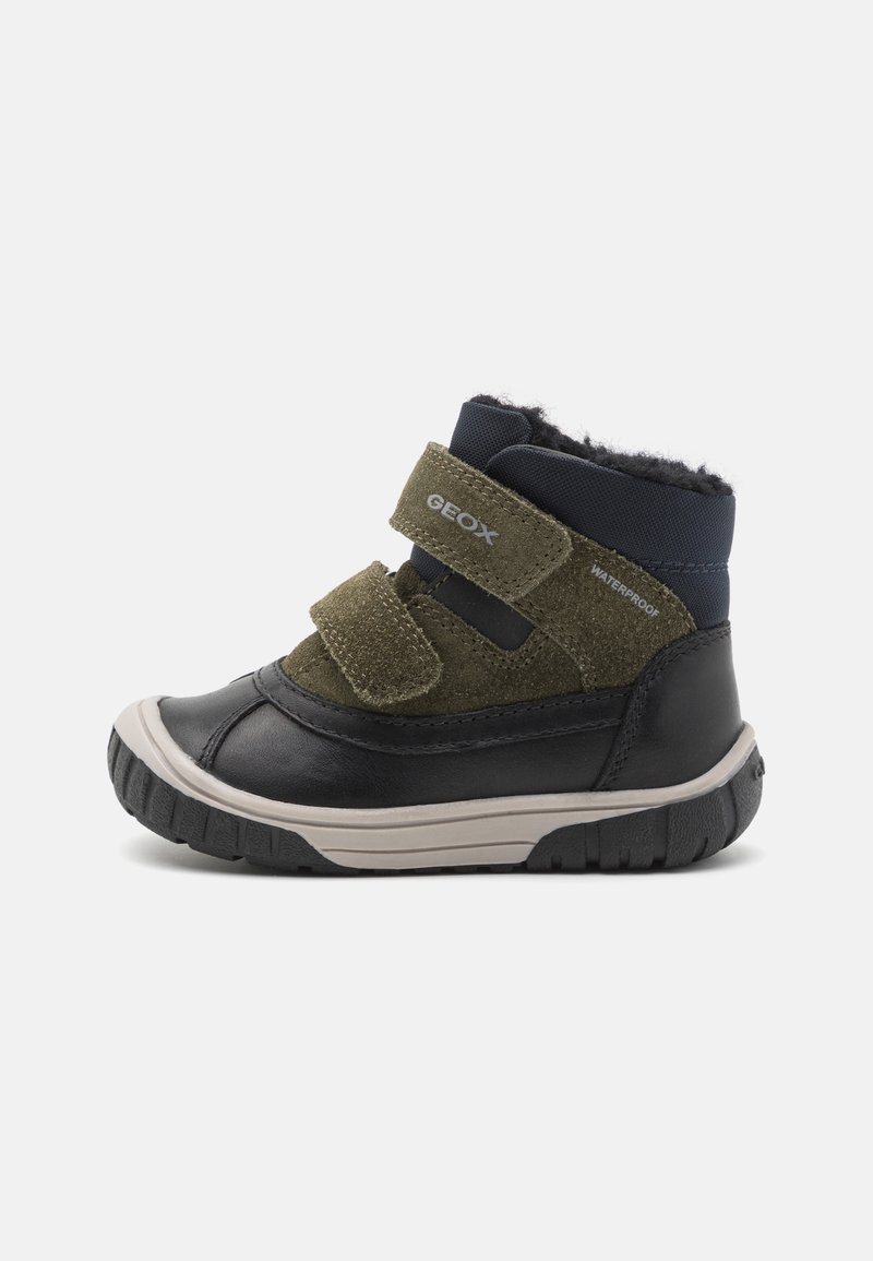 Geox OMAR BOY WPF - Snowboots  - black/dark green