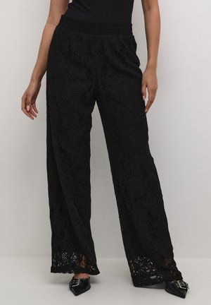 Trousers - mottled black