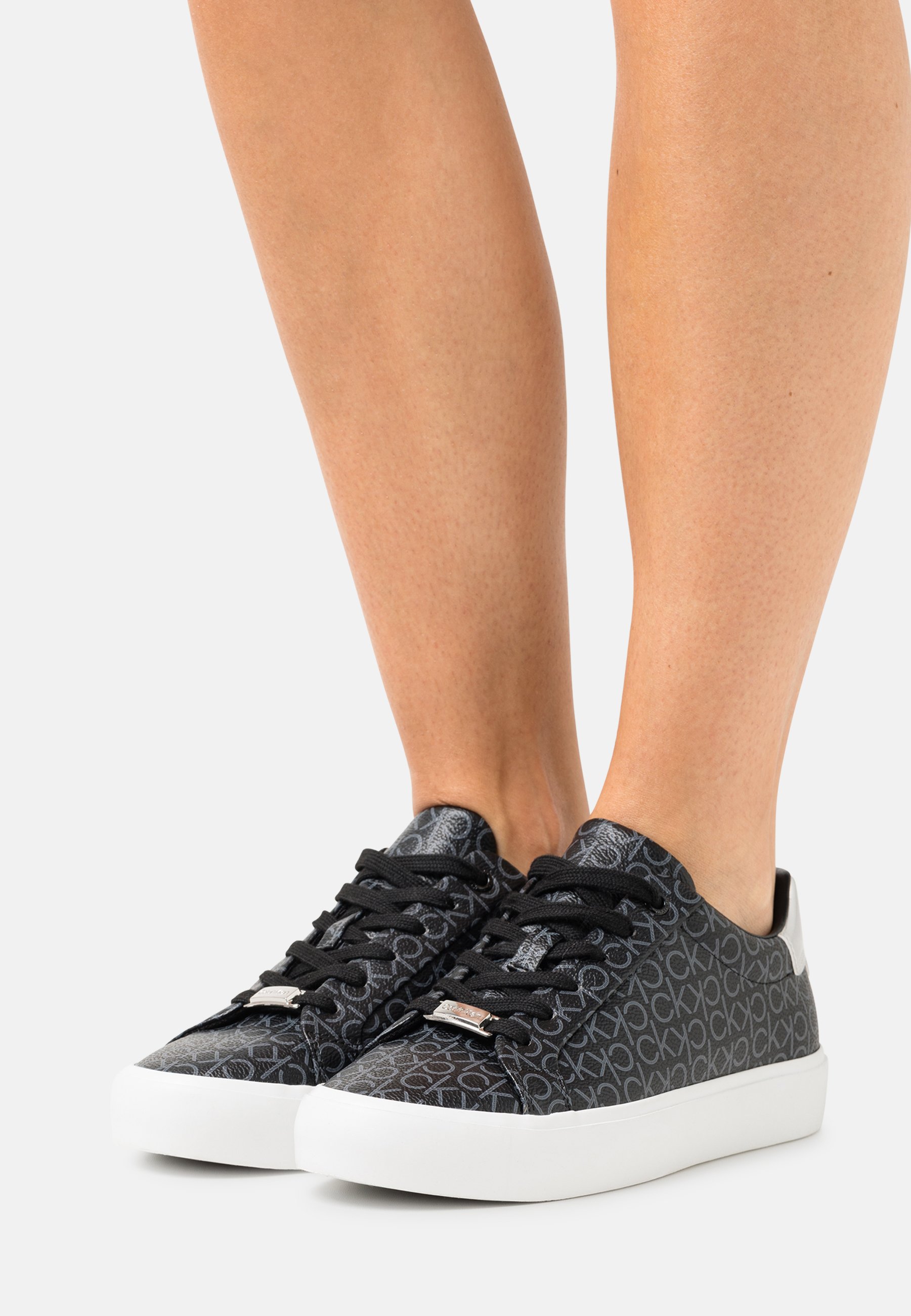 Calvin Klein Zapatillas - black mono/silver/negro - Zalando.es