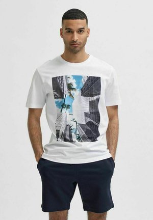 DIGITAL - T-shirt con stampa - brilliant white