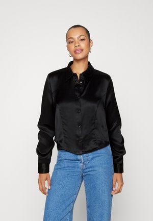 ONLY ONLDEBBIE SHORT - Πουκαμίσα με κουμπιά - black