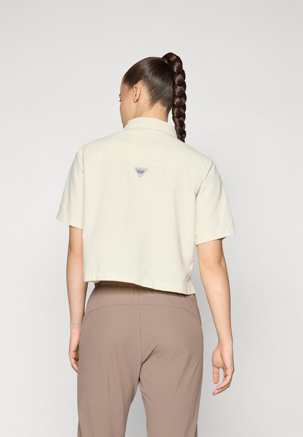 PFG OPEN WATER™ SHORT SLEEVE SHIRT - Button-down blouse - stone2