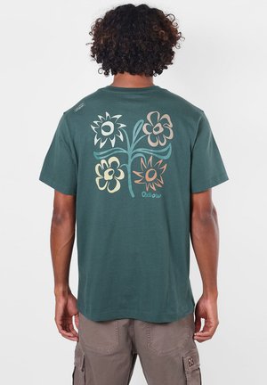 Oxbow OUTLINE - T-shirt imprimé - offgreen