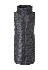 s.Oliver LONG MIT STEPPUNG - Weste - black