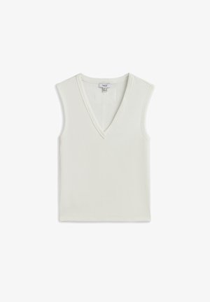 Twist, V-NECK BASIC - Top - ecru