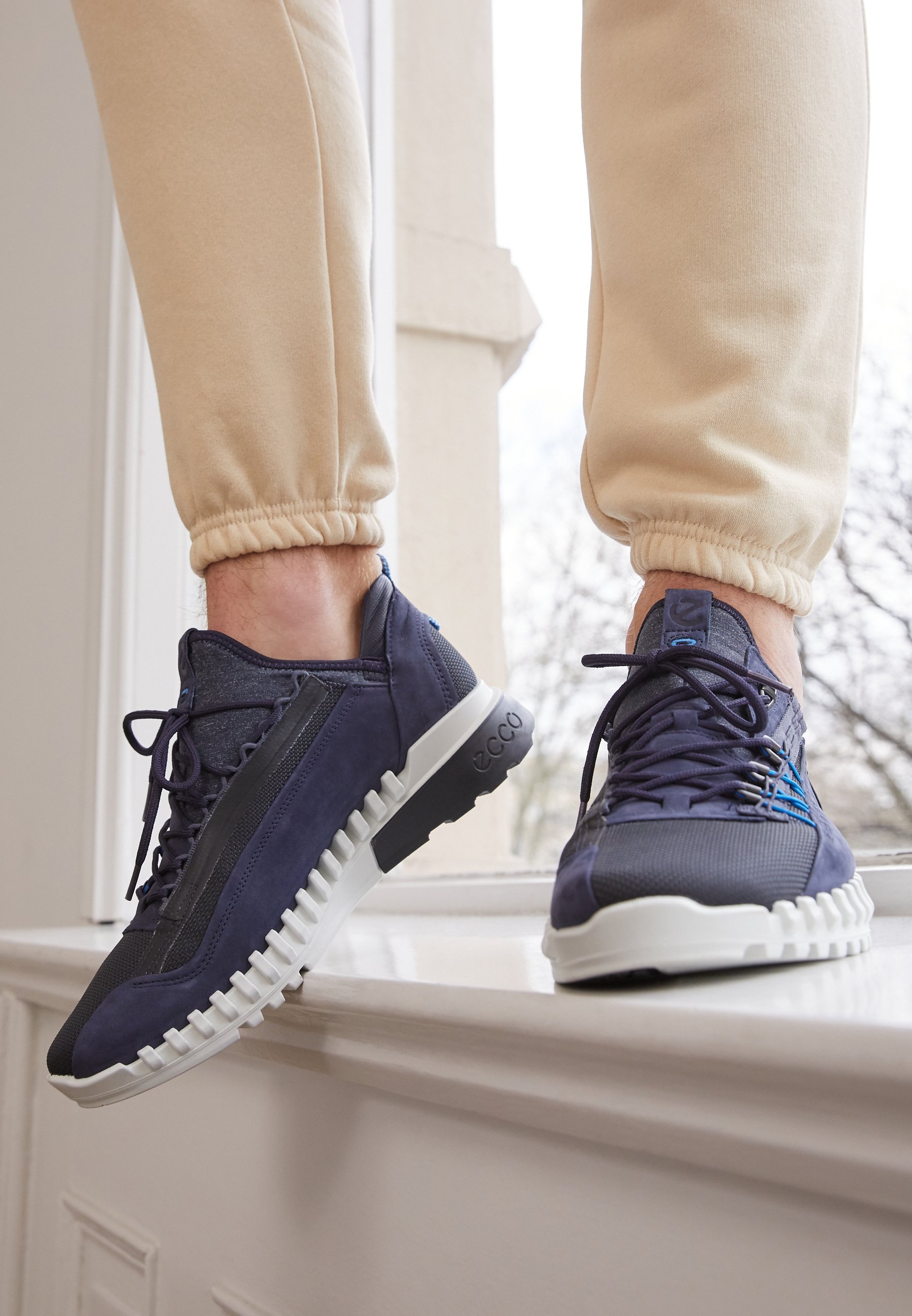 ECCO ZIPFLEX - Sneakers laag - marine/night sky/donkerblauw - Zalando.nl