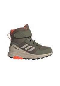 adidas Terrex TRAILMAKER CRDY - Hikingskor - olive strata beige semi impact orange