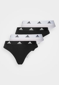 adidas Sportswear THONG 4 PACK - String - black/white/noir - ZALANDO.FR