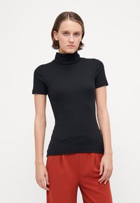 Anna Field Tall - Tricou basic - black Imagine miniatură 1