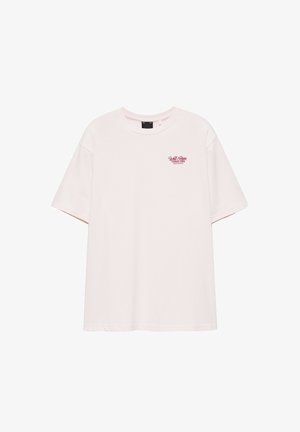 PULL&BEAR, TENNIS CLUB EMBROIDERED GRAPHIC - T-SHIRT - T-shirts print - pink