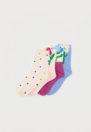 PCBEATRICE 4 PACK - Calze - cradle pink/french vanilla/fuchsia