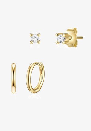 Lulu & Jane, 2ER SET CREOLEN MODESCH - Boucles d'oreilles - gold-coloured